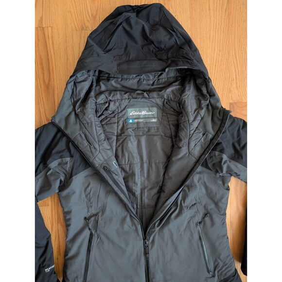Eddie Bauer Jacket Womens Large Grey First Ascent Weatheredge Plus Rain Coat - Picture 7 of 11